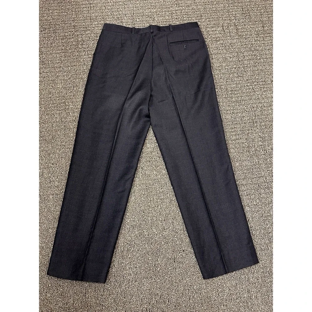 Club International Pure Virgin Wool‎ Slacks Mens Size 36x30 Dress Pants FLAWS